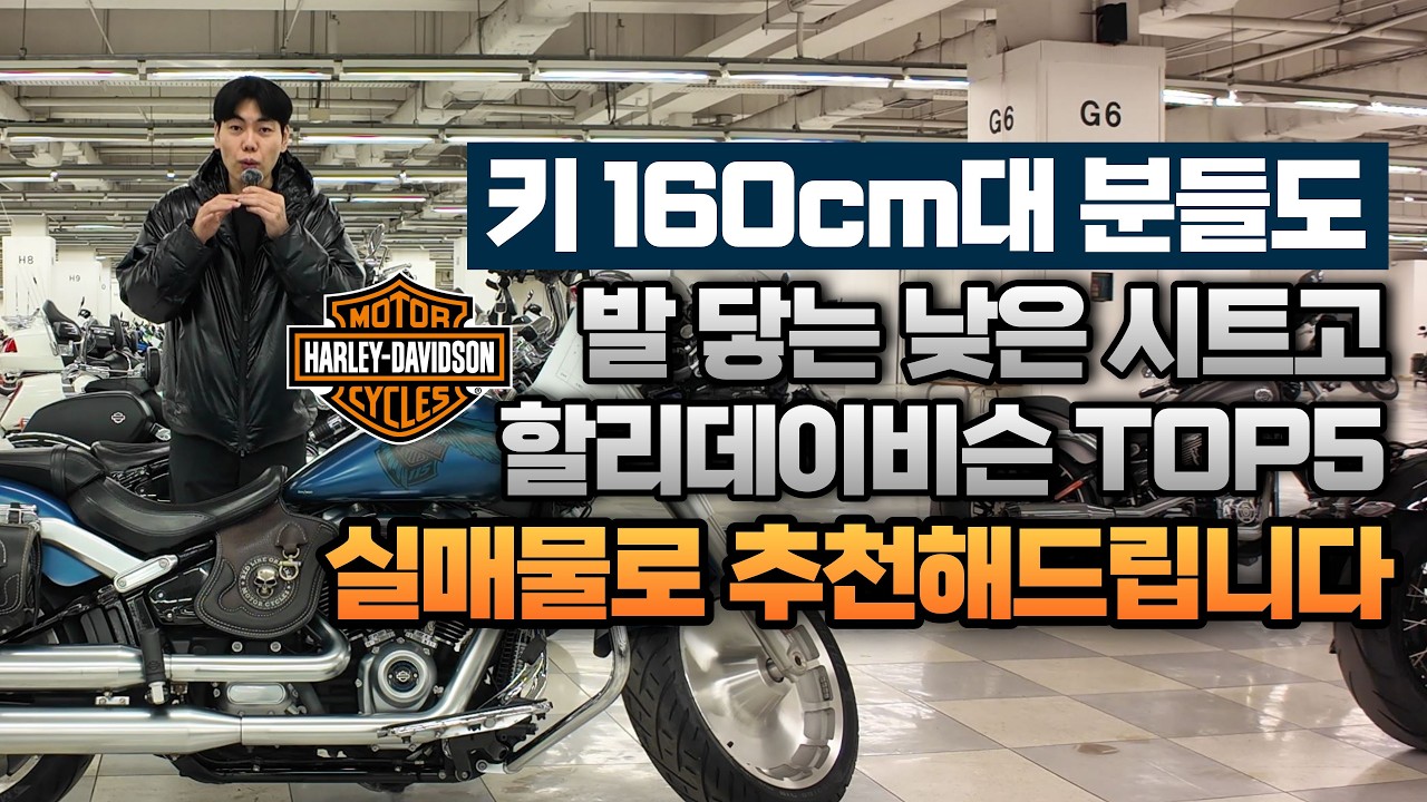 키작남을 위한 천상계 바이크 TOP5  l 160cm대 형님들을 위한 할리데이비슨 엄선 실매물 중고 바이크 l 중고바이크 업계16년차 추천 l #파쏘매매단지 #할리데이비슨