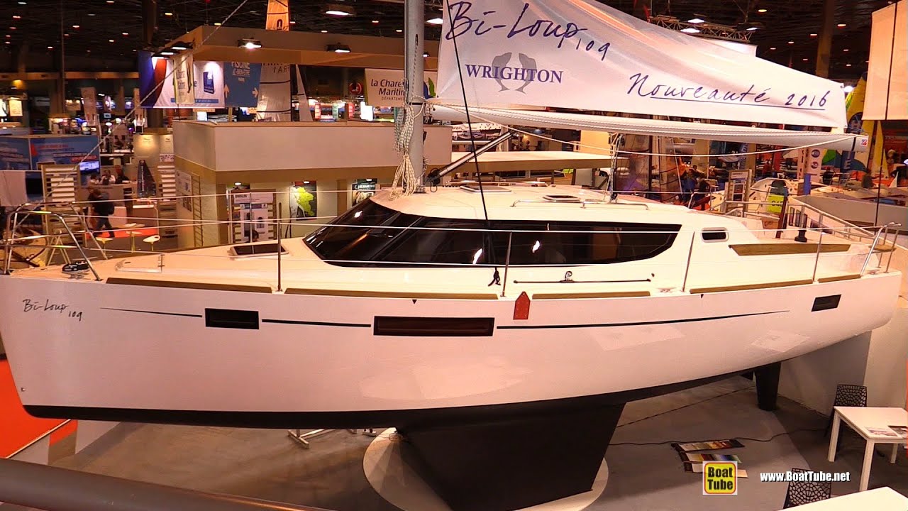 2016 Wrighton Bi-Loup 109 Sailing Yacht - Deck and Interior Walkaround - 2015 Salon Nautique Paris