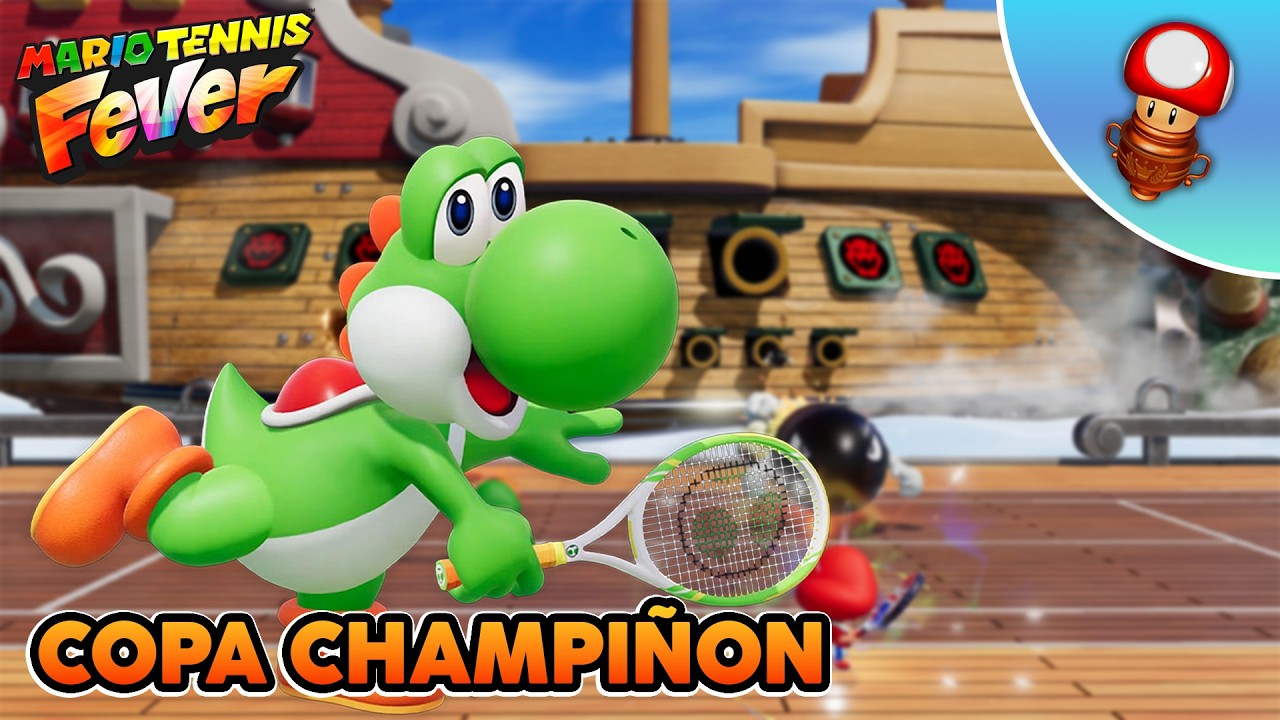 ¡SUPERAMOS la Copa Champiñón en Solo! 🍄🎾 | Mario Tennis Fever