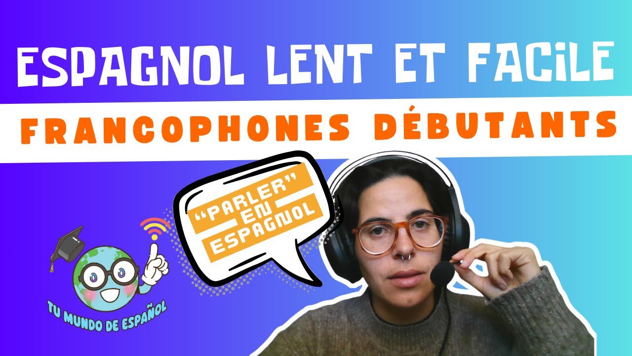 20 phrases essentielles avec PARLER en espagnol |Espagnol lent et facile pour francophones débutants
