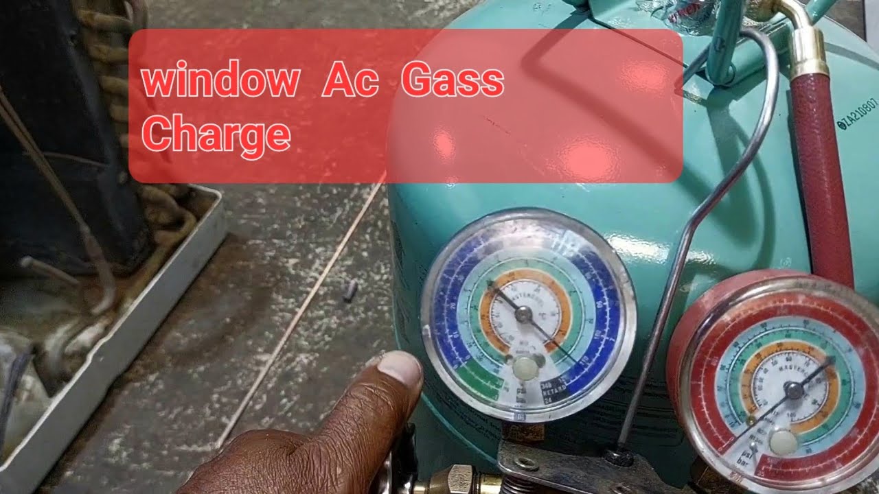 উইন্ডো এসিতে গ্যাস চার্জ  Gas charge  window AC