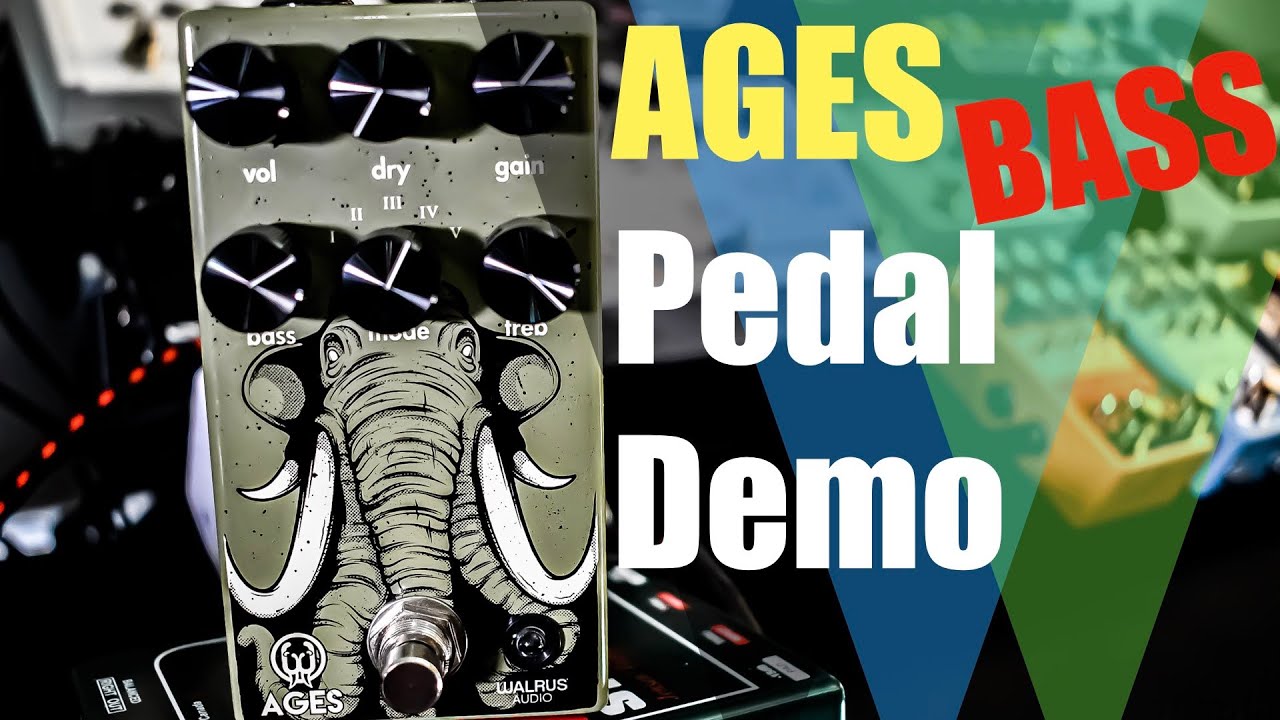 Pedal Demo (BASS): Ages by Walrus Audio 5 State Overdrive Effect Pedal Demo