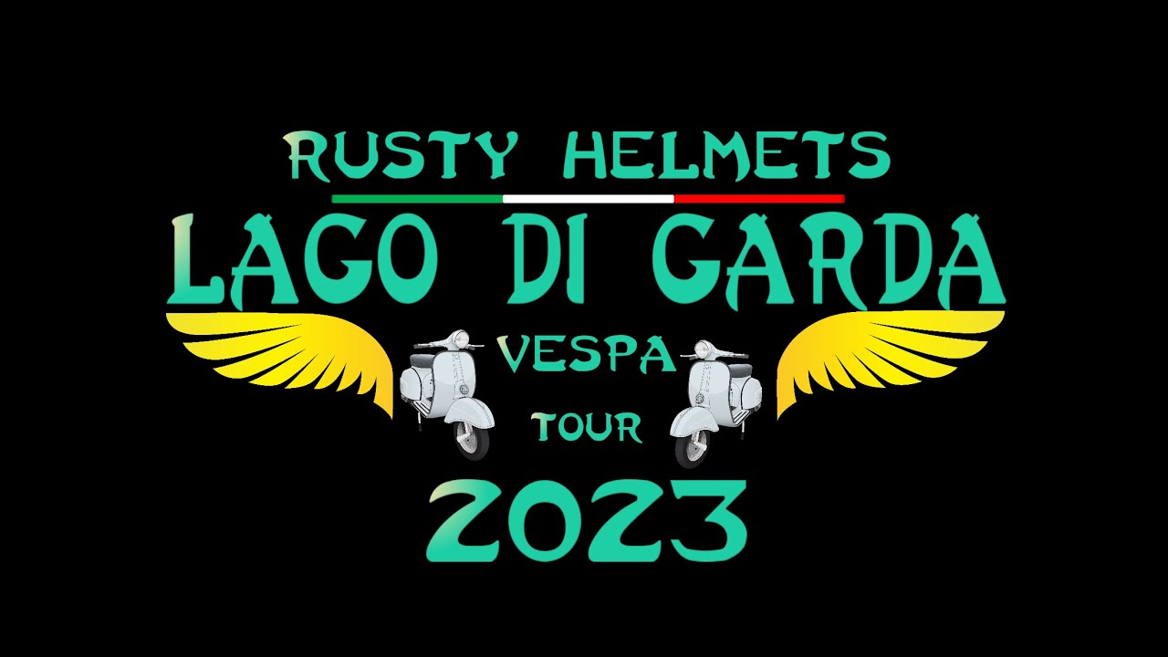 Gardasee Vespa Tour 2023 - rusty helmets on tour