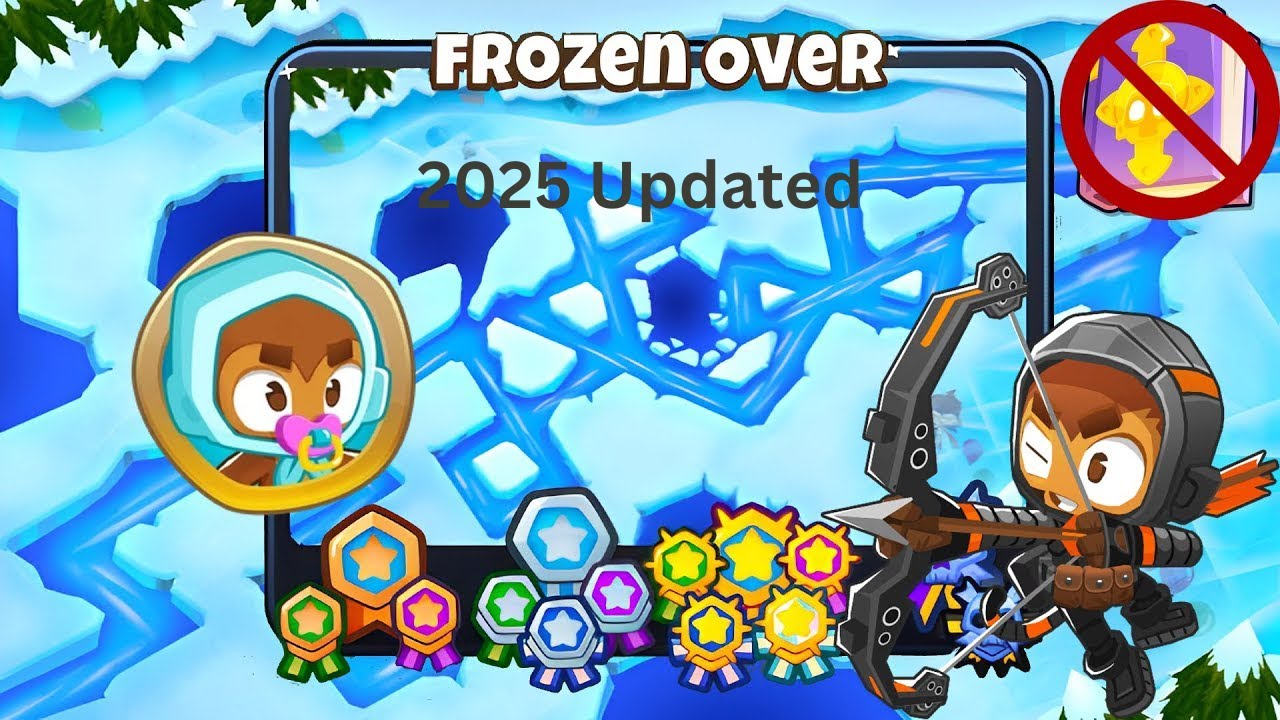 Frozen Over [Easy Standard] Guide | No Monkey Knowledge | BTD 6 (2025 Updated)