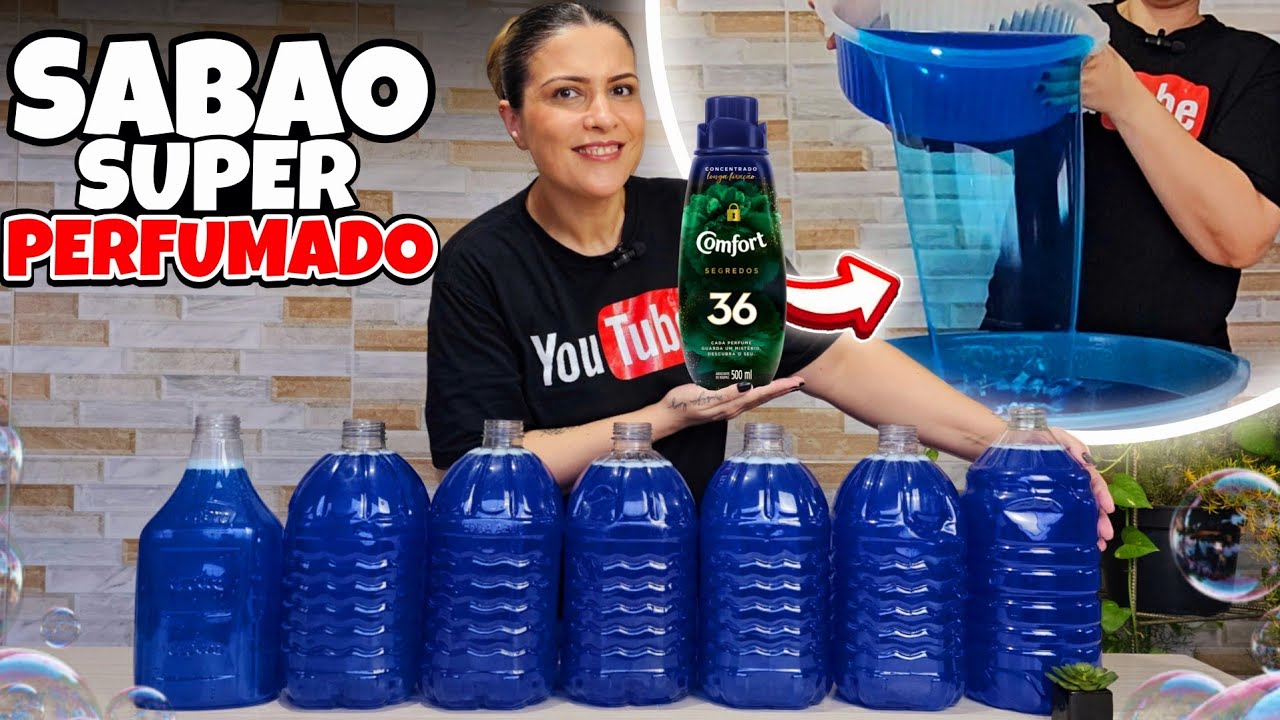 SABÃO CASEIRO COM CHEIRO DE PERFUME CARO! COMFORT SEGREDOS😍🎉🤩