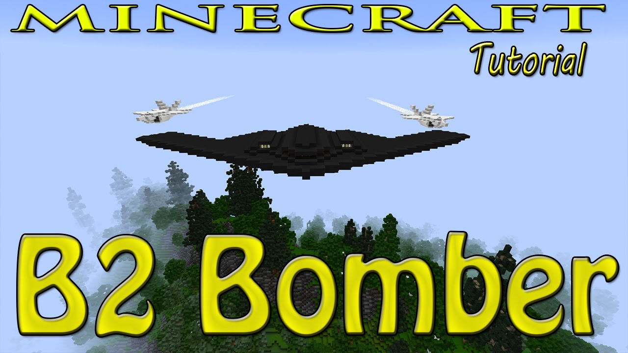 MINECRAFT / HYTALE : B-2 Spirit Stealth Bomber Tutorial