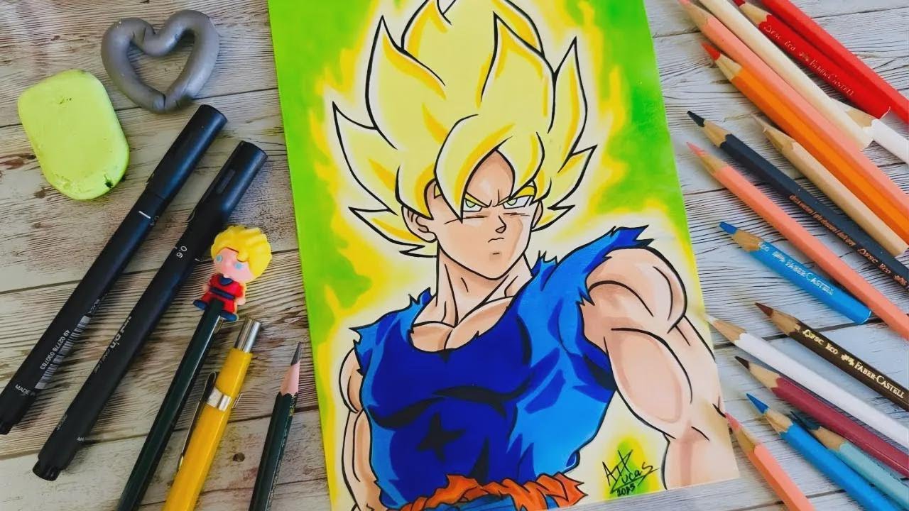 GOKU SSJ : Apprends à dessiner Goku Super Saiyan – Kakarot, t'es foutu !
