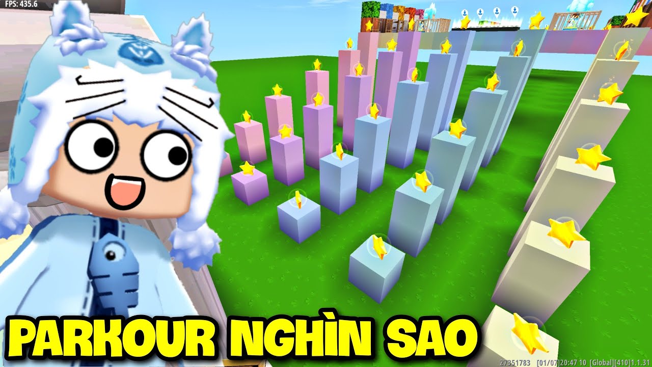 PARKOUR ĂN SAO SIÊU SIÊU LAG KHIẾN MEOWPEO SUÝT NỔ MÁY TRONG MINI WORLD
