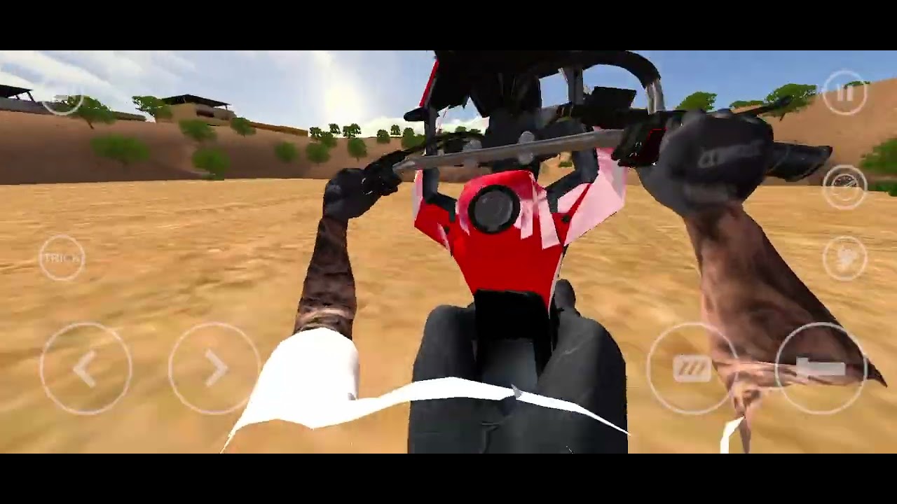 Jogando MX grau de XRE 300