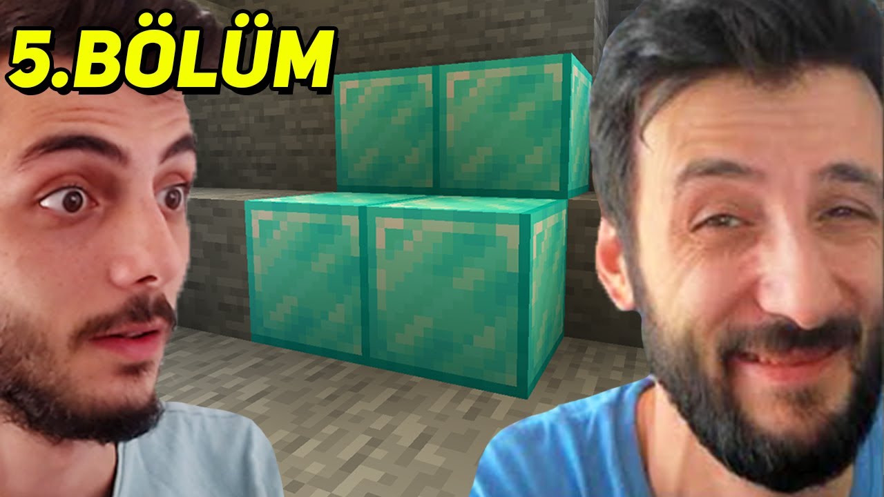 İLK ELMAS, AHIRIM ve İLK SAVAŞ 😋  MİNECRAFT (2023) 5.Bölüm