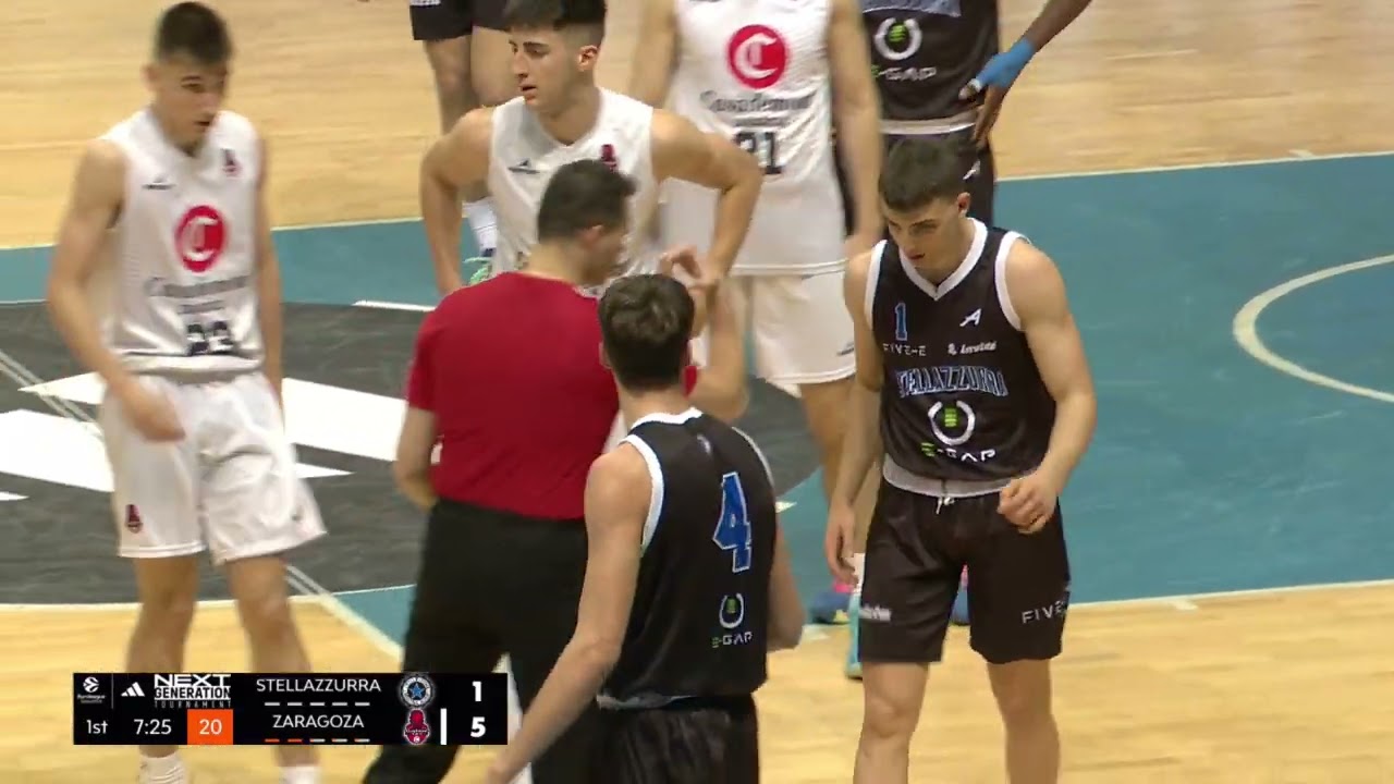 ANGT Zadar 2023: U18 Stella Azzurra Rome-U18 Casademont Zaragoza