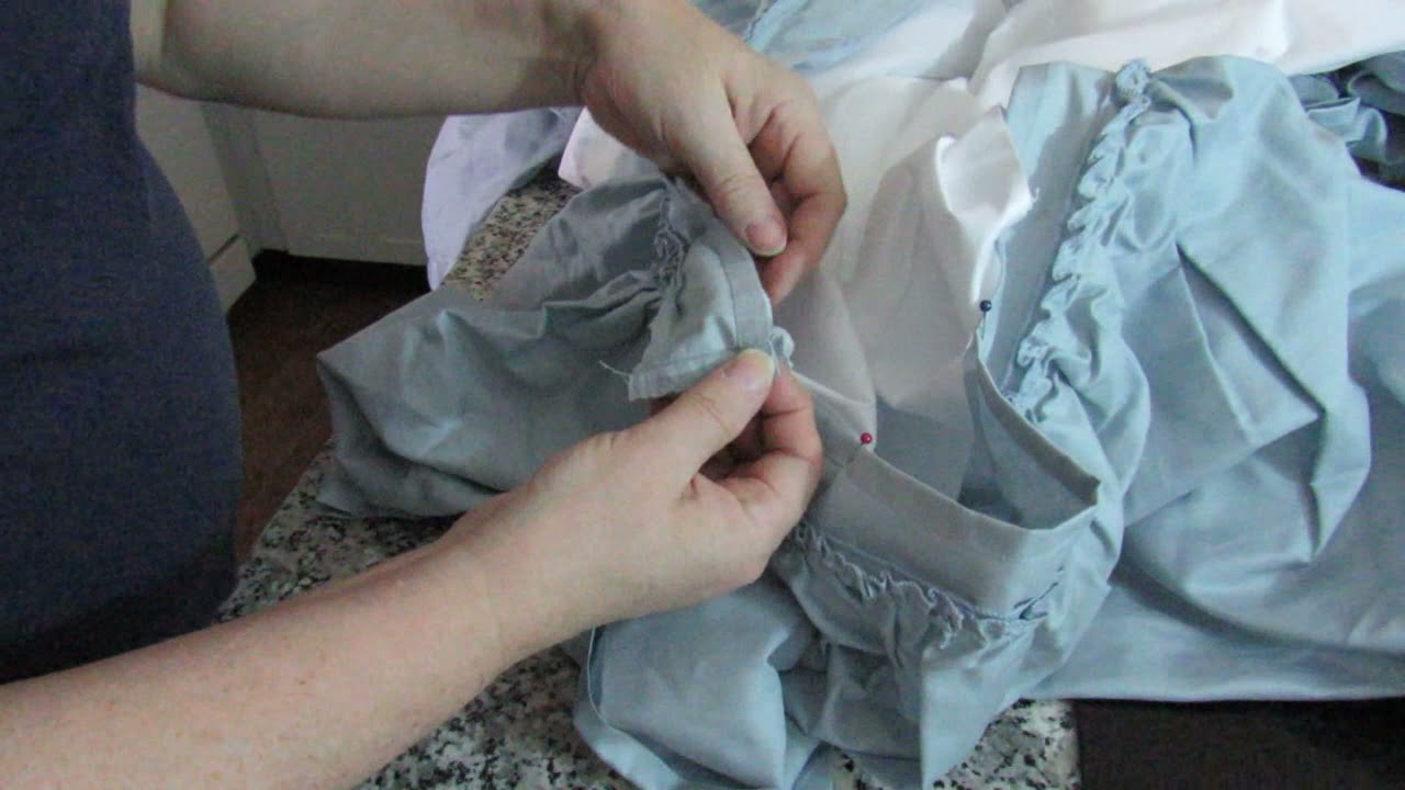 Bed Skirt Upcycle from Store Bought - Professional Tips and Tutorial for All Levels
