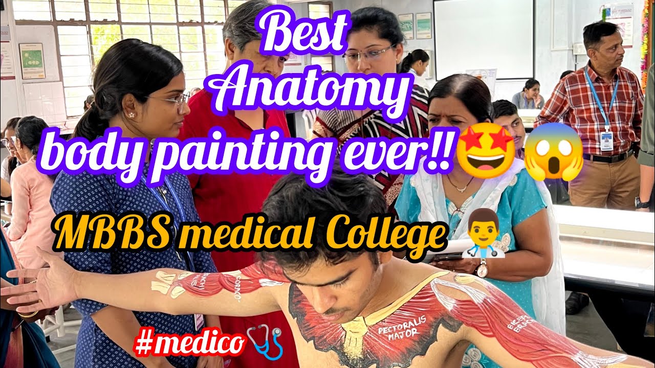 Anatomy Body painting competition||Medical College|MBBS