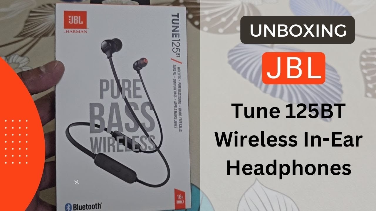 Unboxing JBL Tune 125BT Wireless In-Ear Headphones #jbl #headphone #wirelessheadphone