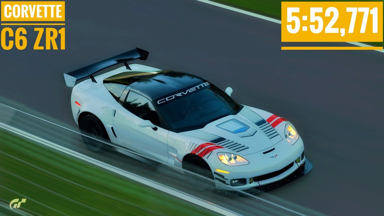 GT7 Nurburgring Nordschleife 5:52,771 | Corvette C6 ZR1