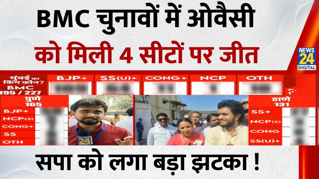 BMC Election में Asaduddin Owaisi की AIMIM को मिली 4 सीटों पर जीत, SP को लगा झटका !