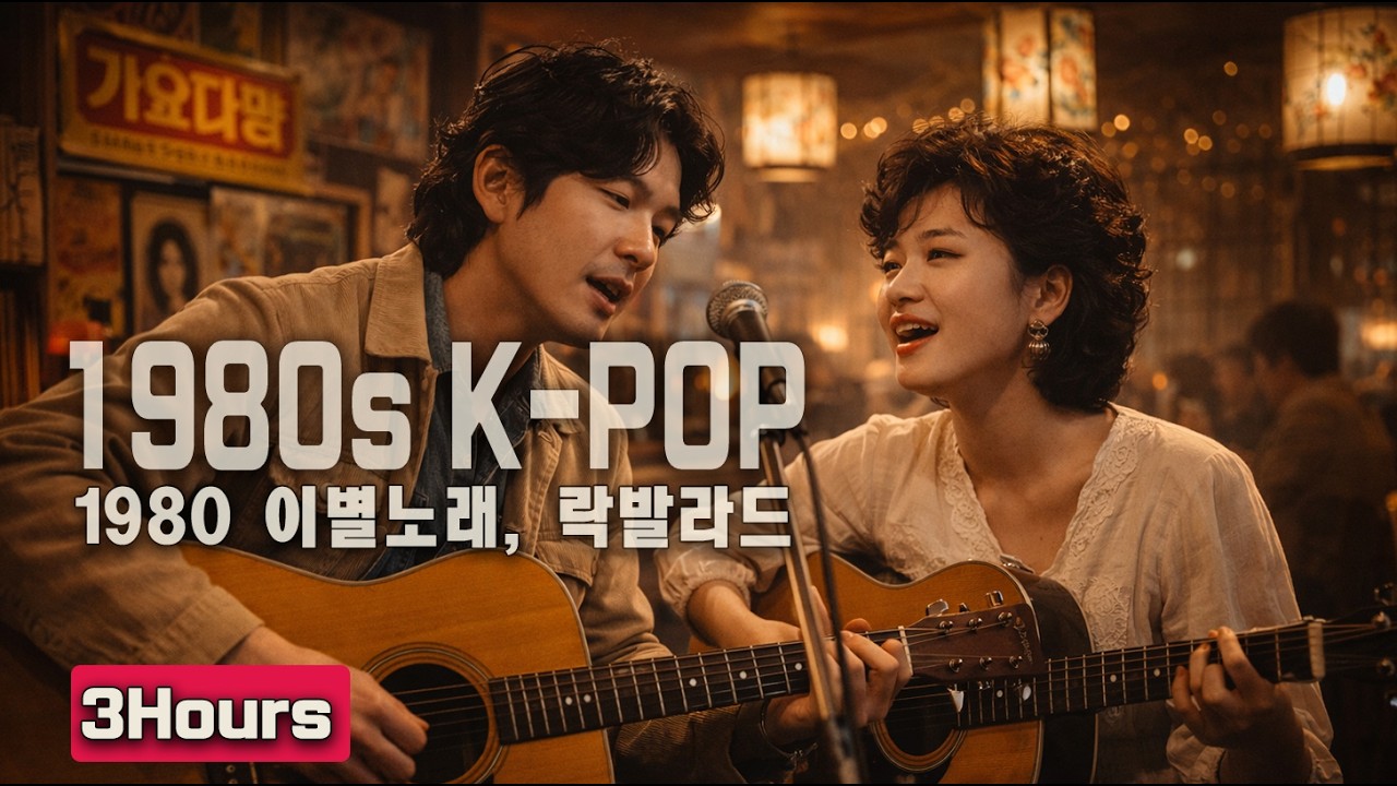 [Playlist] 80s K-Pop Vibes: 1980년대 이별 노래 & 락 발라드 | Produced by DJ 김태양 (KIMTAEYANGPD)