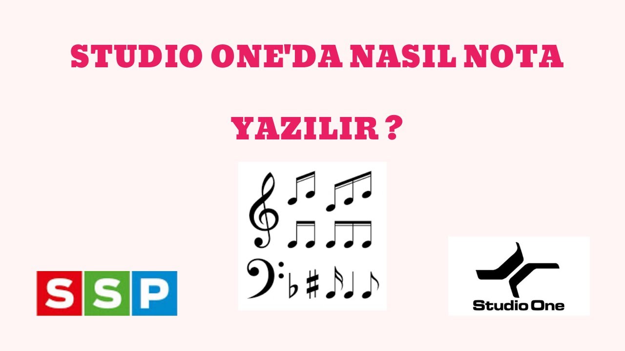 Studio One'da Nota Yazımı Nasıl Yapılır ?