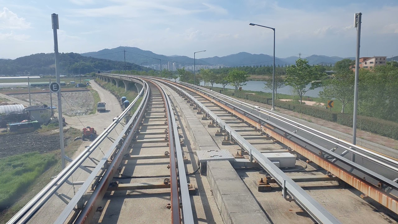 순천만 스카이큐브(PRT) 순천문학관역(순천만 습지)  → 순천만국가정원역 주행영상