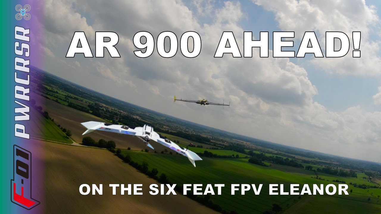 AR 900 ahead- tailing a friend with the PowerCruiser | Hee Wing F01 EP:25