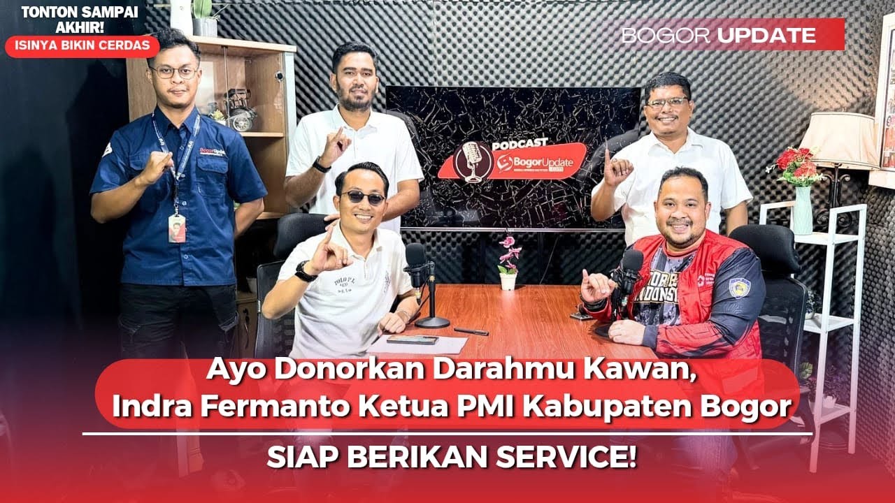 Ayo Donorkan Darahmu Kawan, Indra Fermanto Ketua PMI Kabupaten Bogor Siap Berikan Service!