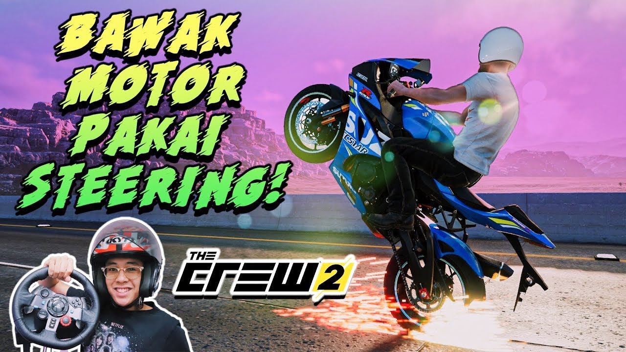 MANUSIA PERTAMA BAWAK MOTOR PAKAI STEERING! - The Crew 2 (Bahasa Malaysia)
