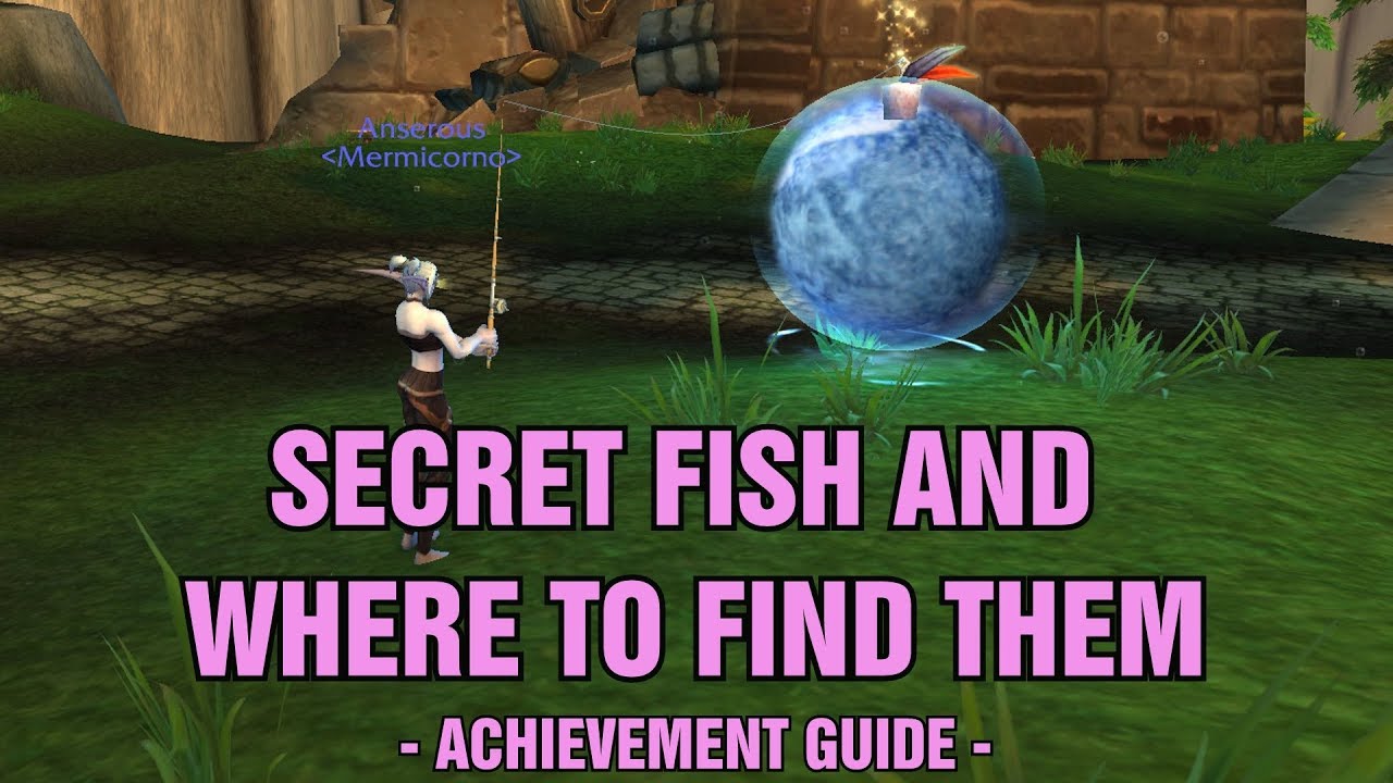 WoW BfA 8.2 Secret Fish and Where To Find Them achievement for the Hyper-compressed Ocean toy