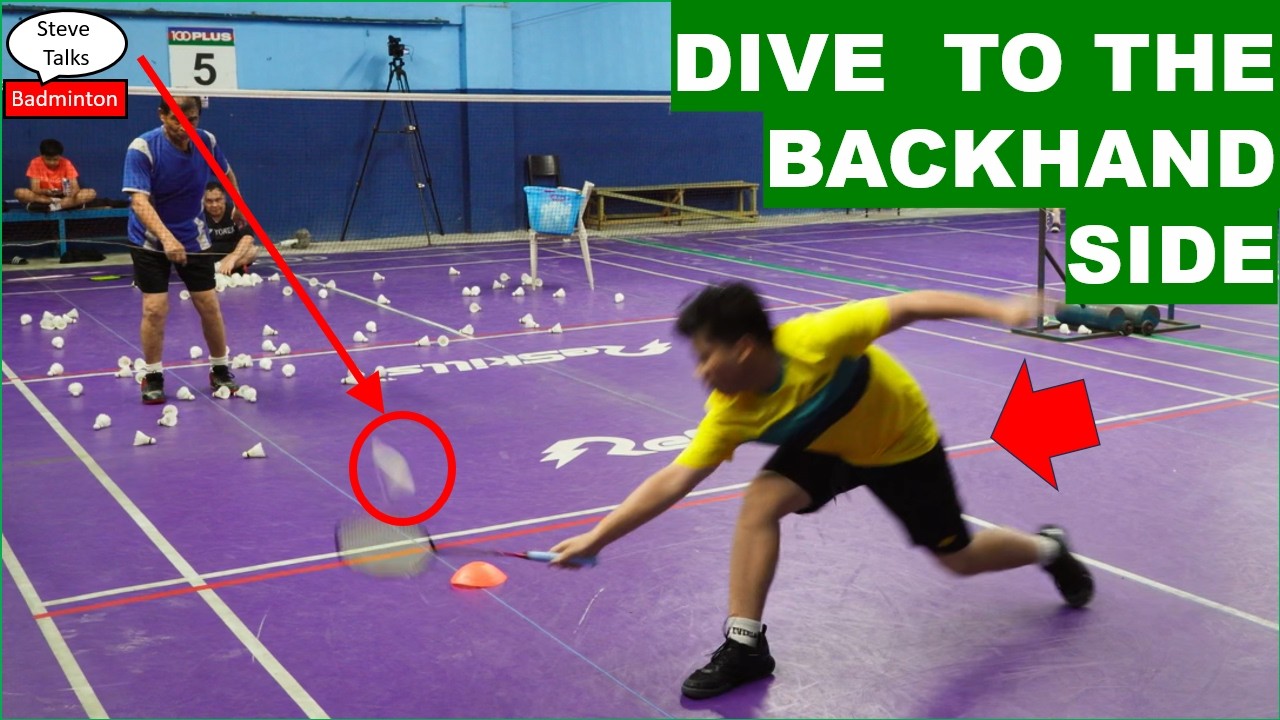 Connecting Footwork: Backhand blocks - Badminton Training with Han Jian 20260207
