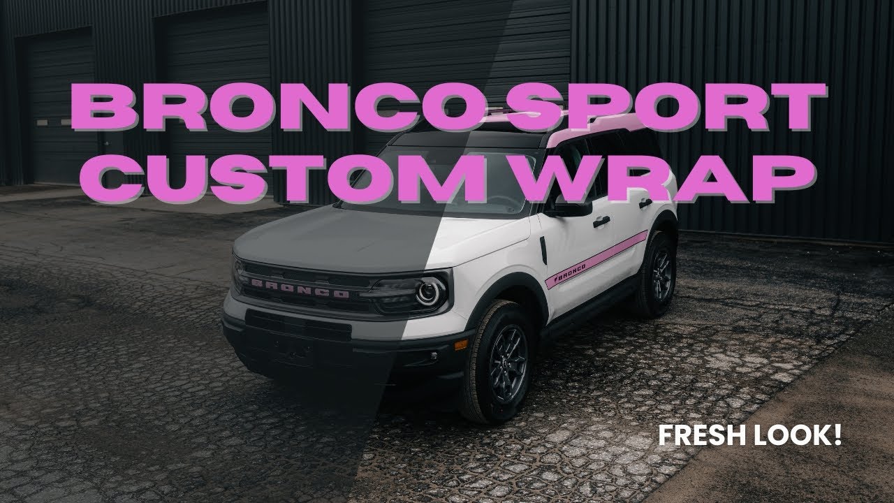 Custom Wrap on a 2025 Ford Bronco Sport