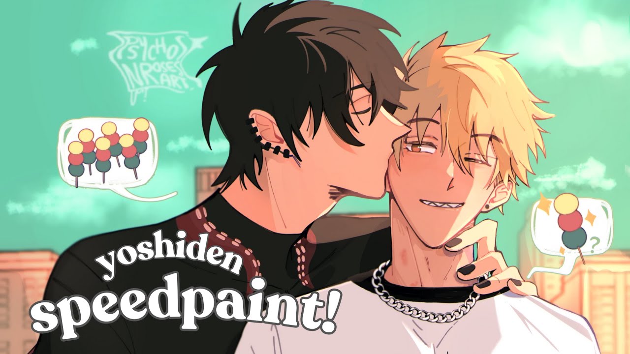 yoshida x denji fanart 🍡 chainsaw man speedpaint