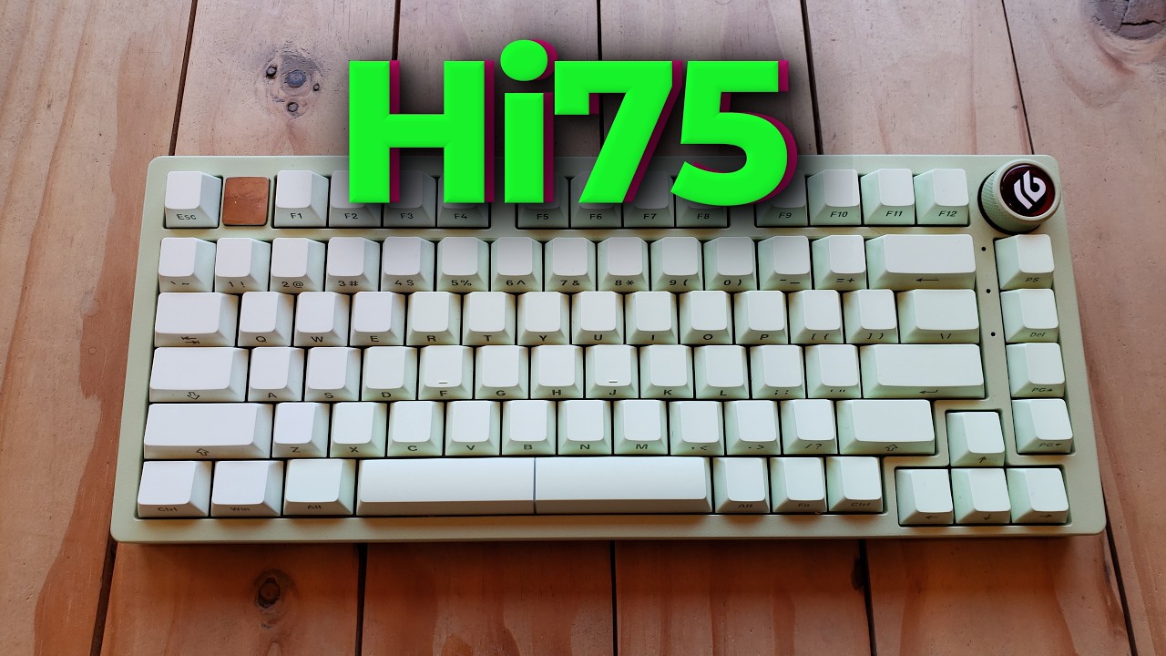 Leobog Hi75 ● Akko Cream Yellow Pro V3