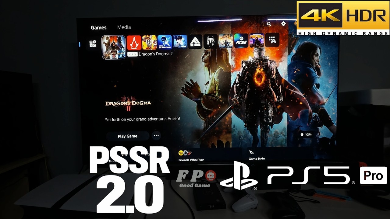 Dragon's Dogma 2 PSSR 2.0 Update Gameplay PS5 Pro With LG Oled TV 4K HDR