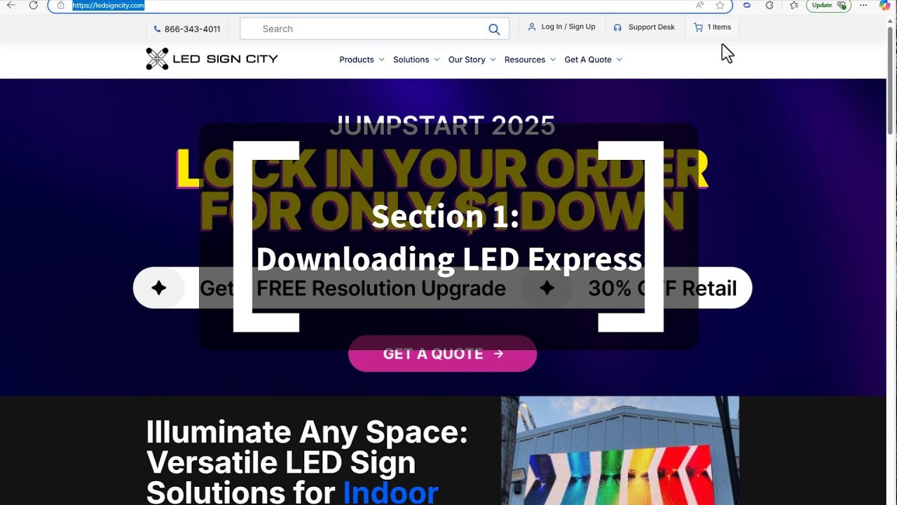 How to Set Up Your LED Sign with LED Express