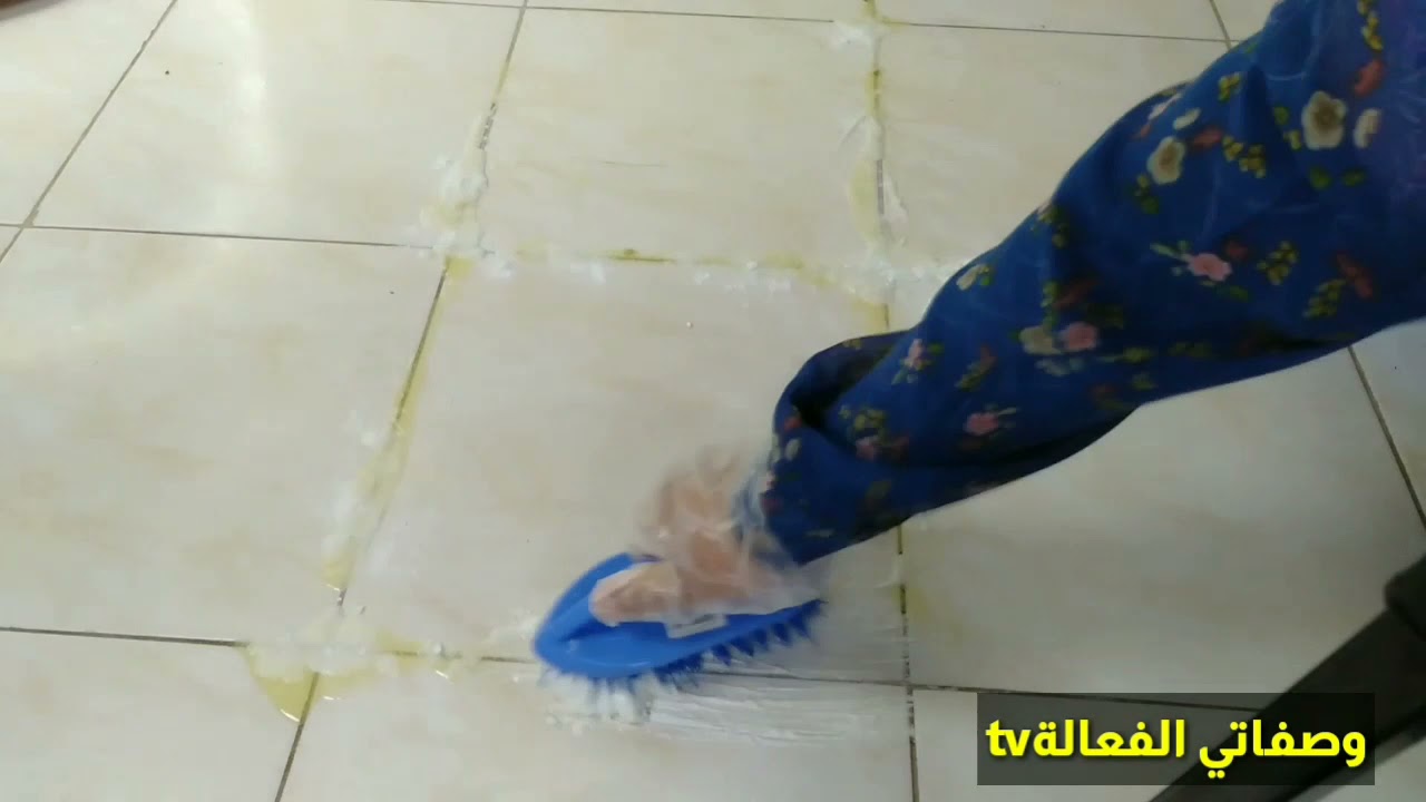 وداعاً تنظيف فواصل السيراميك بمكون من مطبخك  🤔 هيزيل السواد في ثواني وهترجعي له اللمعان / وصفة حصري