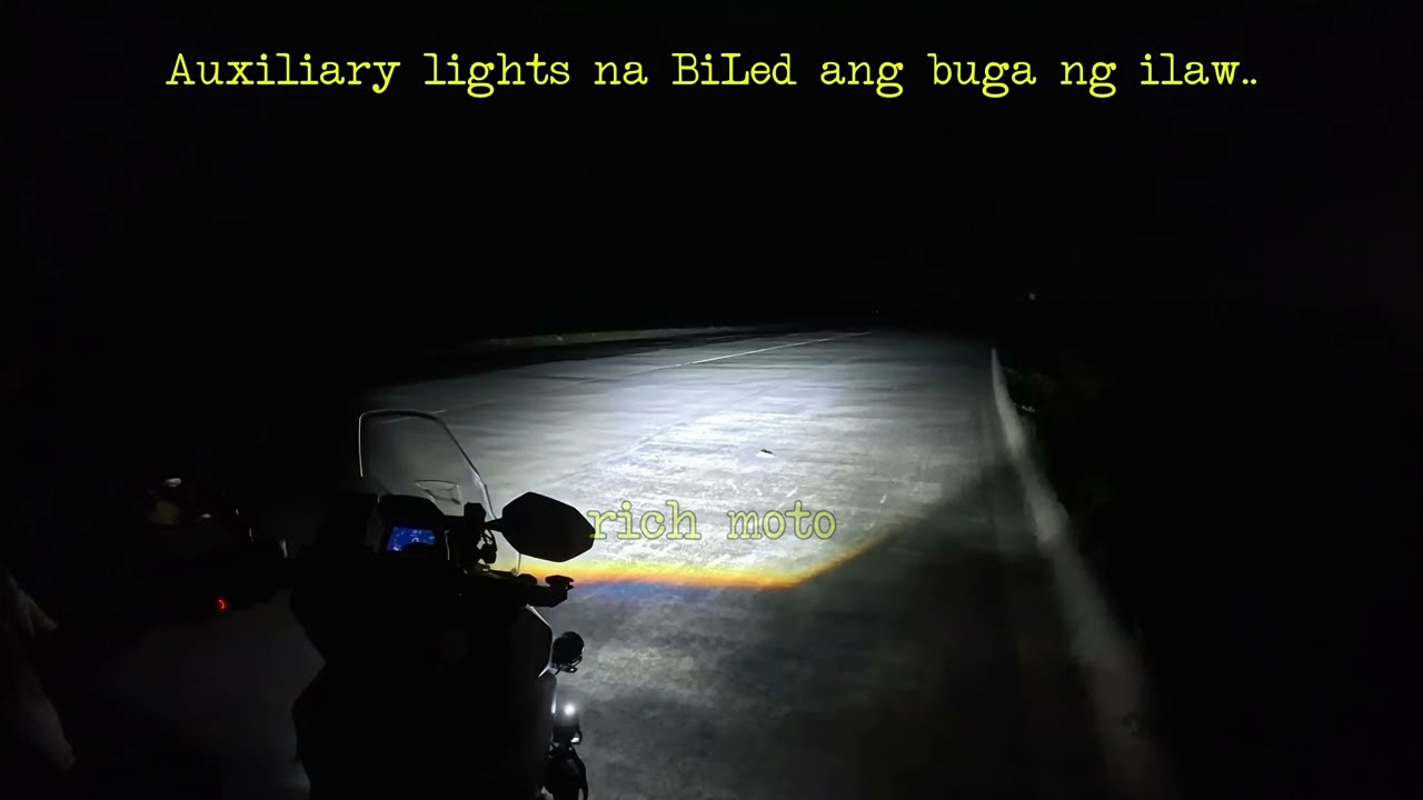Auxiliary Biled projector type driving lights #mdl #auxiliarylights #minidrivinglight