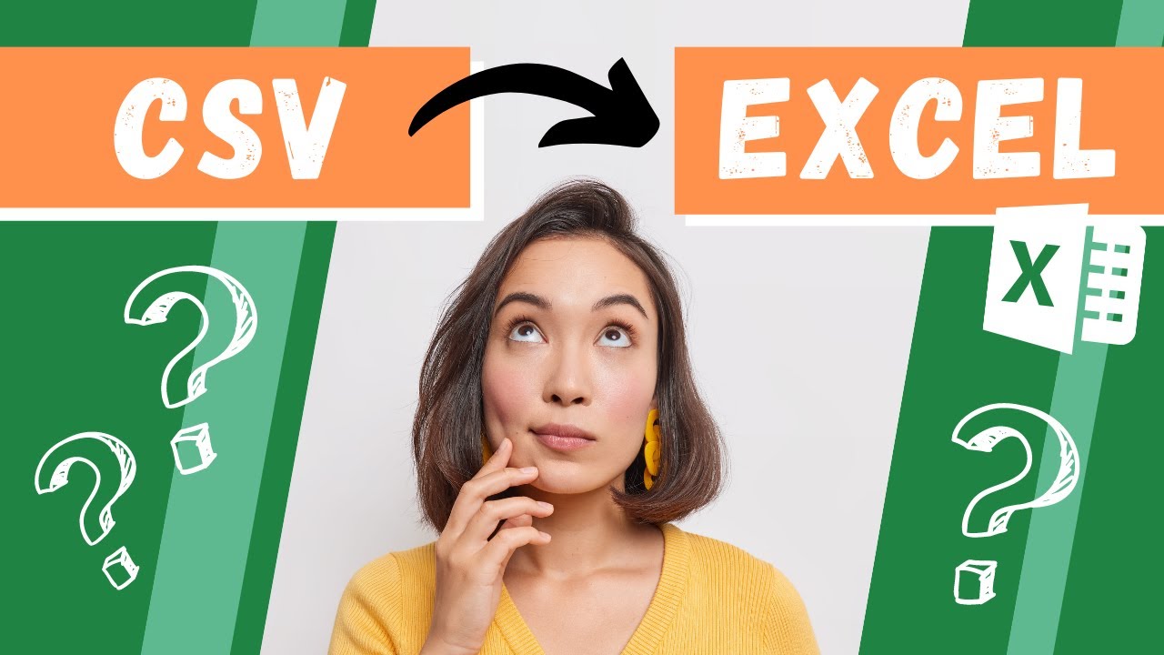 Comment CONVERTIR un fichier CSV en tableau EXCEL
