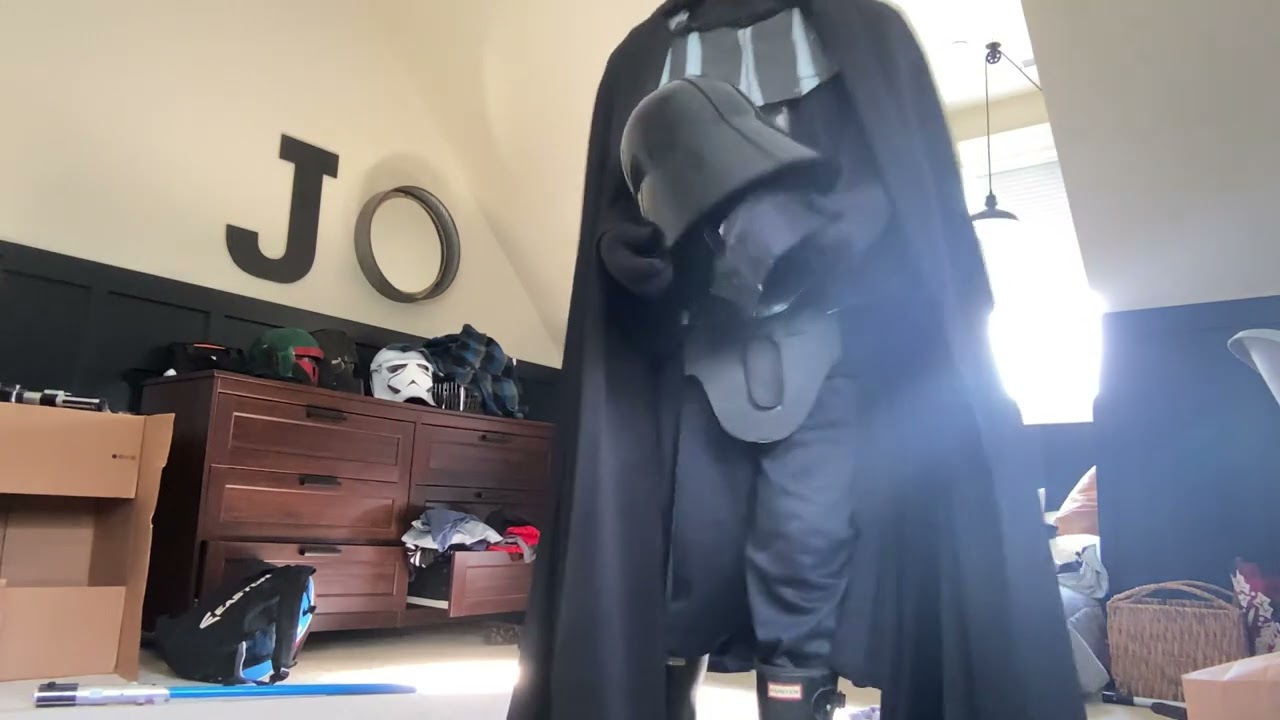 My homemade Darth vader costume