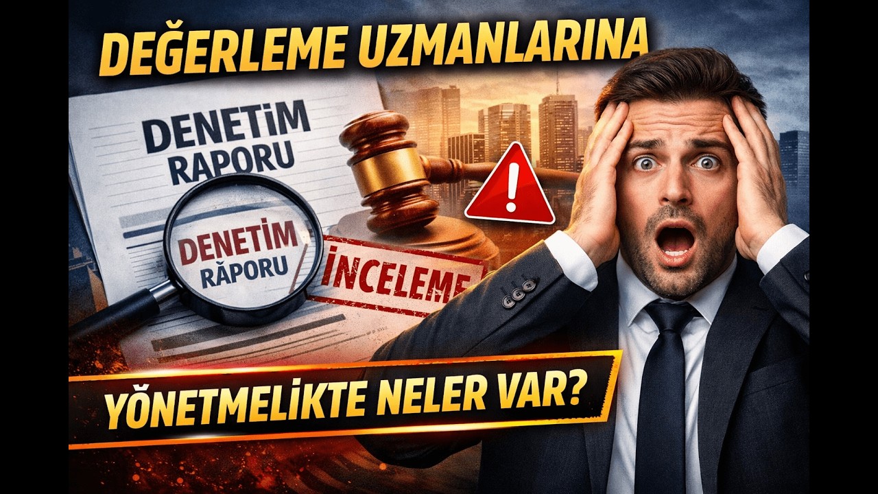 Değerleme Uzmanlarına Yeni Denetim Şoku! Yönetmelikte Neler Var?