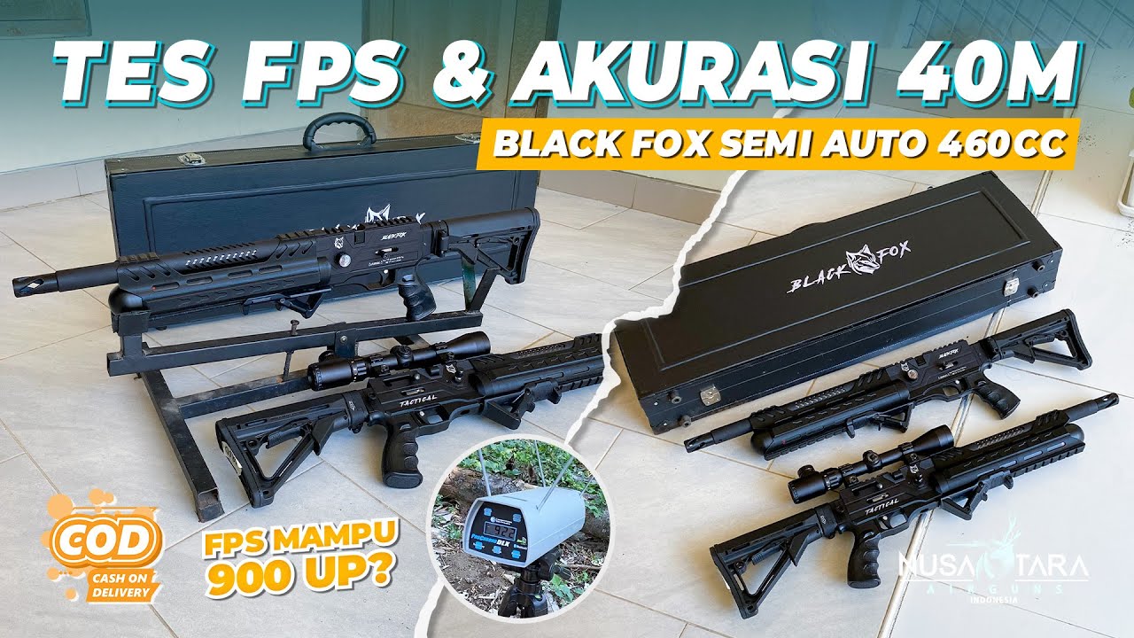 PEFORMA SEMI AUTO ANGIN SUPER IRIT YANG WAJIB SOBAT BEDILER MILIKI !! | BLACK FOX 460CC