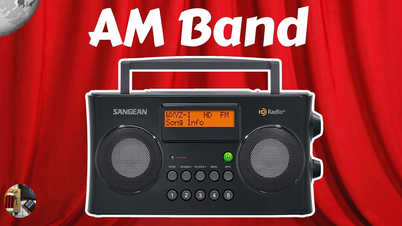 Sangean HDR-16 AM FM HD Radio Evening AM Chicago Area Fall 2024