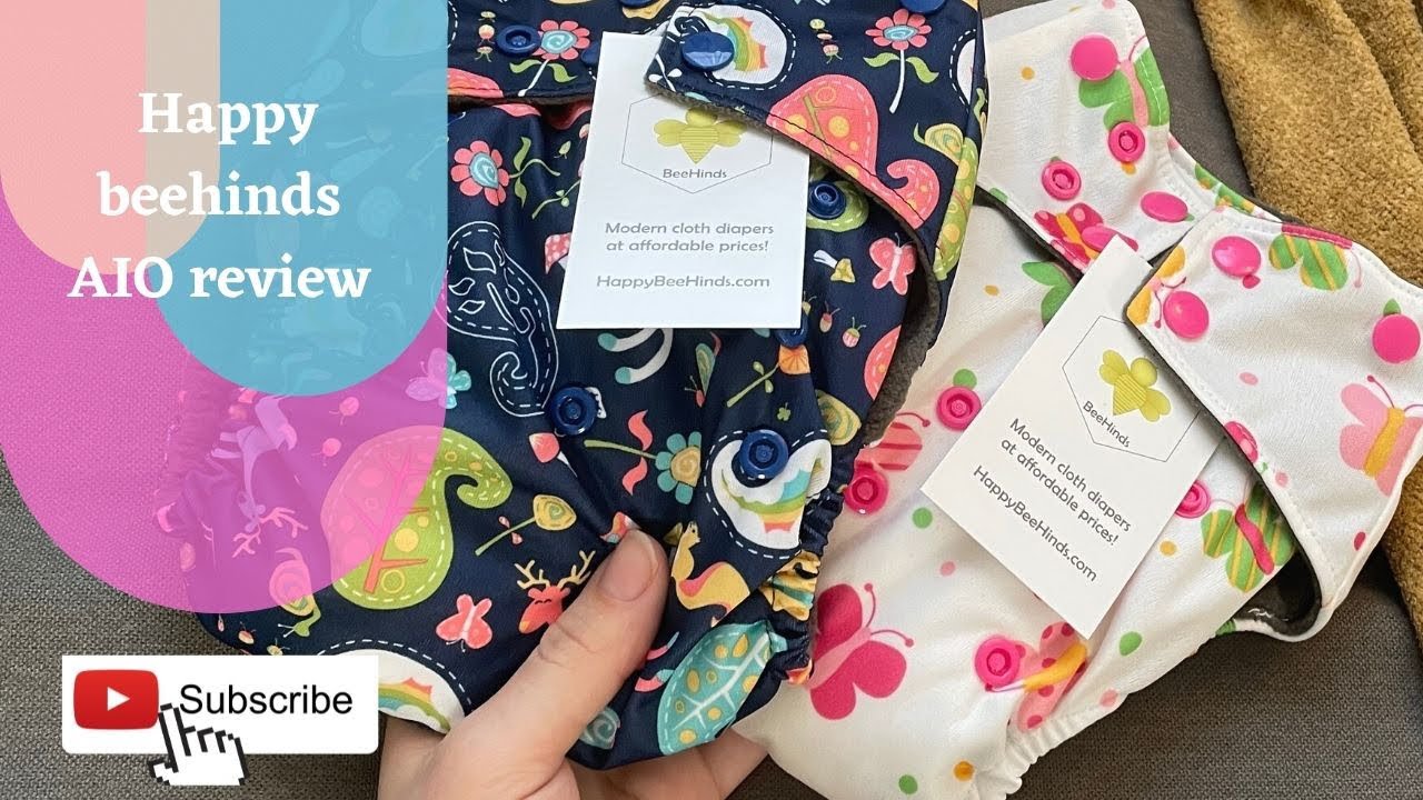 Happy beehinds AIO cloth diaper review.