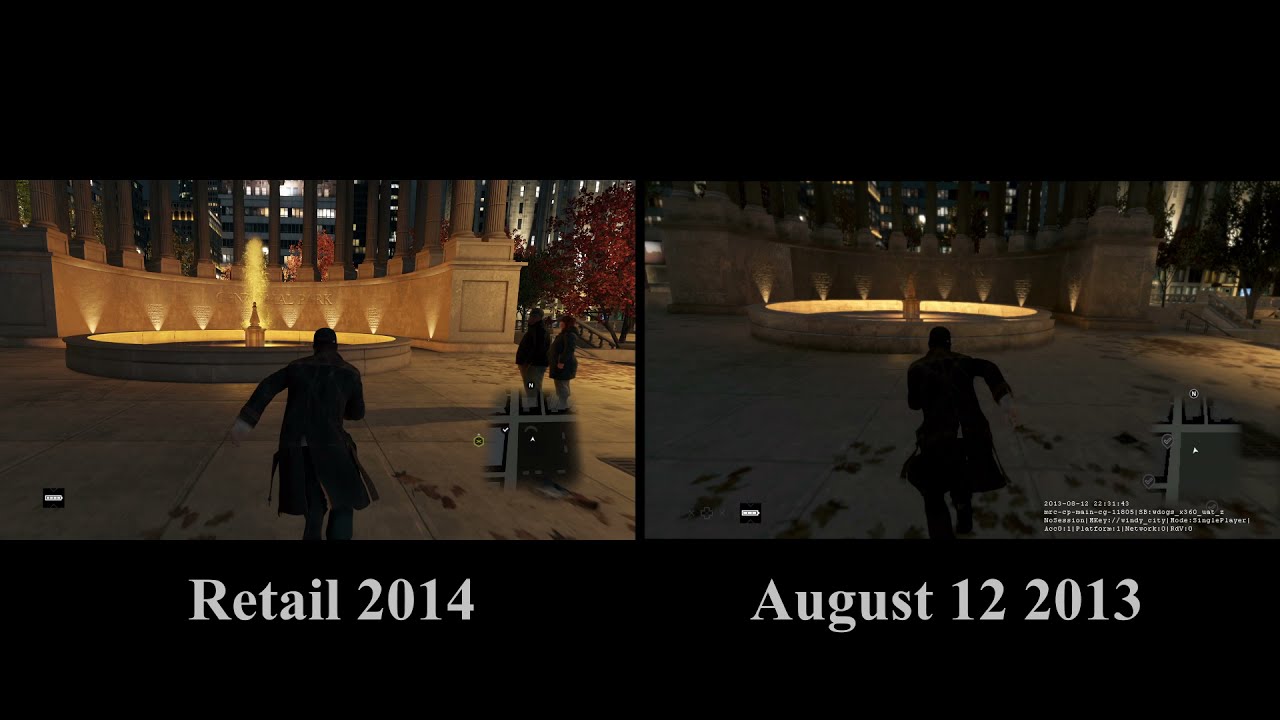 WATCH_DOGS | Sprint Comparison - Retail vs Beta build