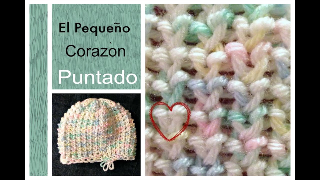 PUNTADA El Pequeno Corazon en Telar