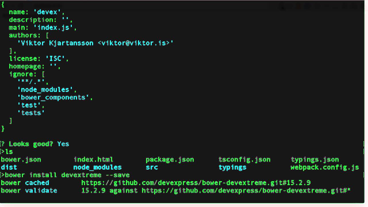 DevExpress DevExtreme TypeScript React Webpack - part 1