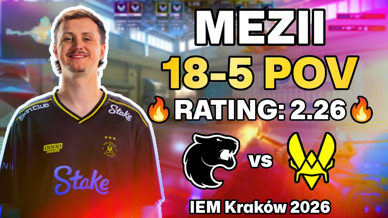 🔥 MEZII POV: NUKE UNKILLABLE vs FURIA! | GRAND FINAL IEM Kraków 2026