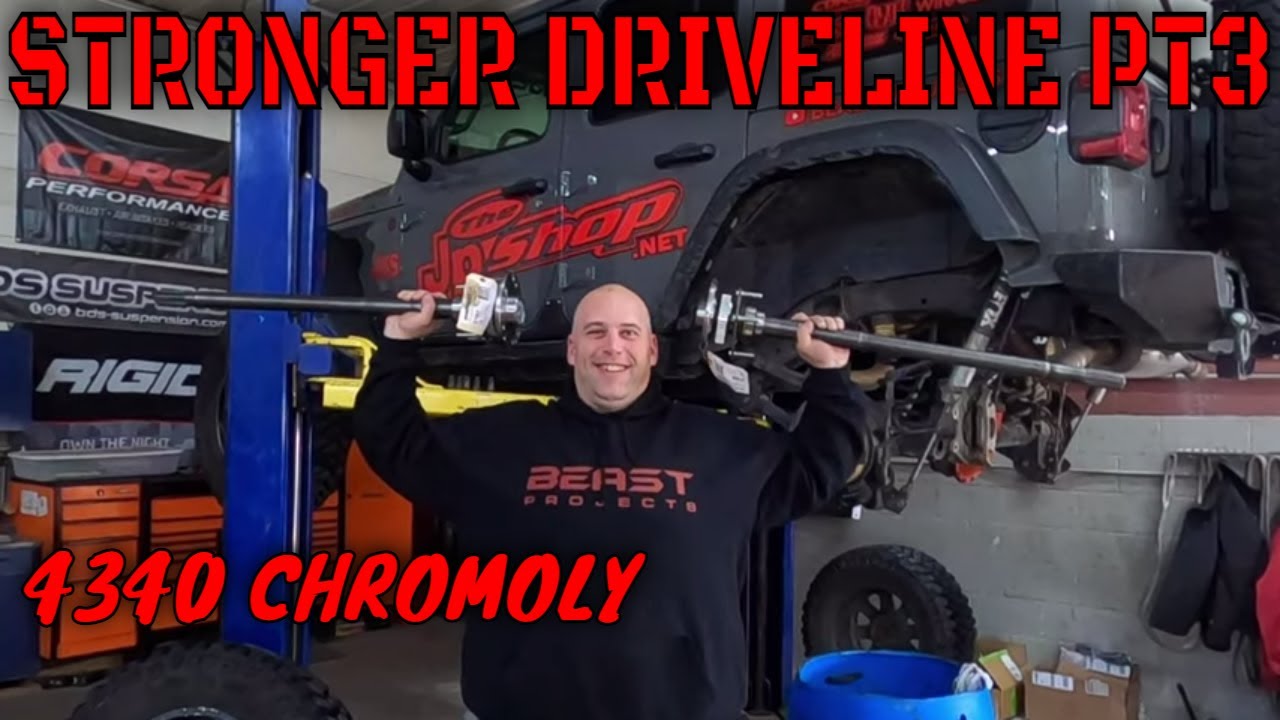 STRONGER DRIVELINE PT3 Jeep JL Yukon Chromoly Rear Axle Shafts