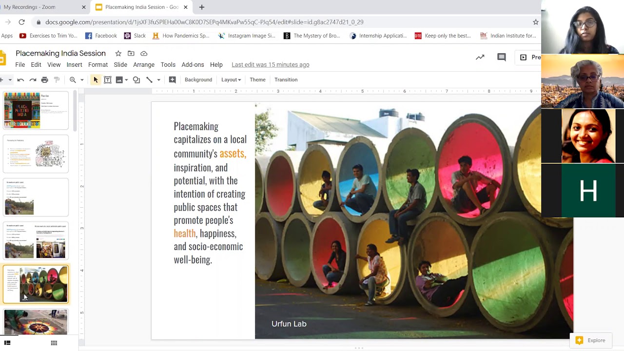 Placemaking as a Means for Creating Productive Public Spaces