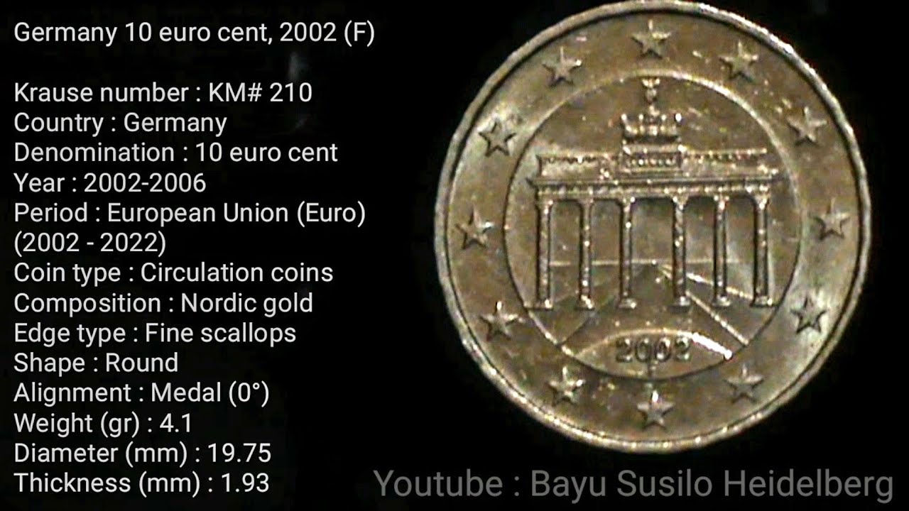 Germany&nbsp;10&nbsp;euro&nbsp;cent 2002,Mintmark 