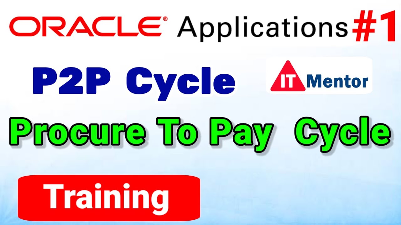 Procure To Pay Cycle in Oracle Apps R12 (P2P Cycle) @ITMentor. Class 1
