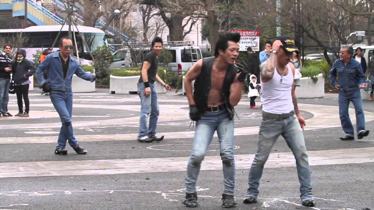 Elvis rockabillies at Yoyogi Park, Harajuku (Tokyo)